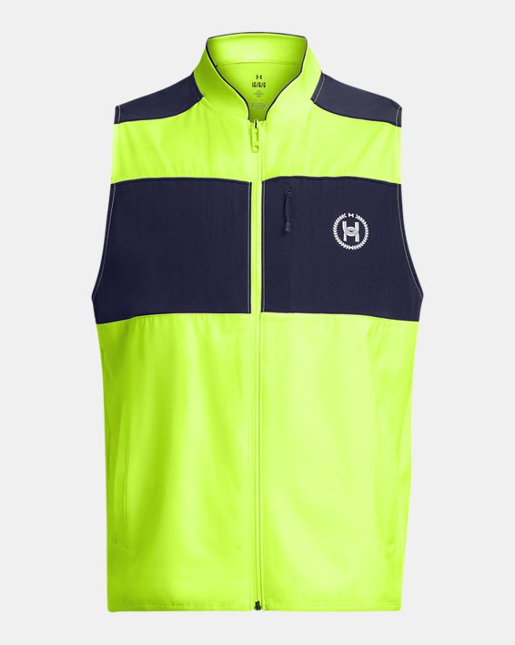 Men's UA Launch Vest, Yellow, pdpMainDesktop image number 4